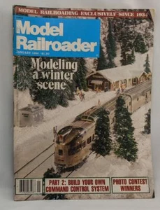 Modelo Ferrocarril - Enero 1980 (Modelando una escena de invierno) Trenes en miniatura - Imagen 1 de 2