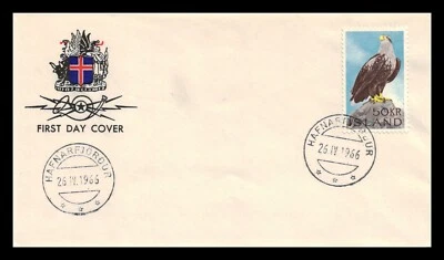 Iceland 1966 FDC, Sea-Eagle. Lot # 7. - Image 1 of 2