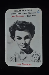 MAPLE LEAF GUM INTERNATIONAL  1953 CARD JEAN SIMMONS - Picture 1 of 2