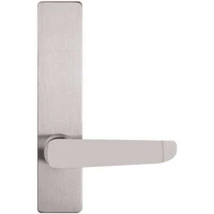V Series Sprayed Aluminum Grade 1 Exit Trim, Passage Function, S Lever, Keyless - Picture 1 of 2