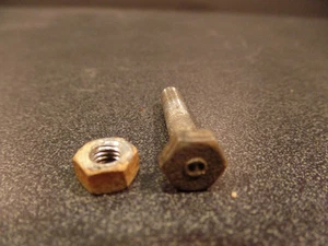 1972 72 HONDA CL175 CL 175 REAR BRAKE PEDAL ADJUSTER ADJUST BOLT  - Picture 1 of 4