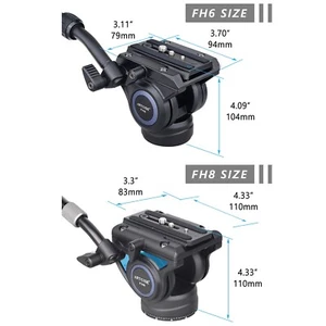 Smooth Damping Head Heavy Duty Tripod Fluid Video Head Tripod Head Drag Pan Head - Afbeelding 1 van 34