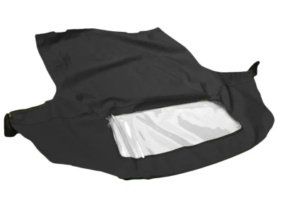 Se adapta a: GEO METRO 1991-1993 techo blando y ventana de plástico HAARTZ vinilo negro Foto 1 de 4