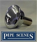 Siamp Storm 33A Toilet Push Button Single Flush Water Saving Chrome Effect B&Q