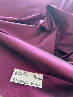 FABULOUS QUALITY SILK TAFFETA IRIDESCENT - PURPLE PASSION!!! - Image 1 of 4