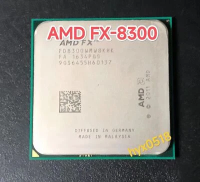 AMD FX-8300 3.3 GHz Eight-Core 8M FD8300WMW8KHK Processor Socket AM3+ CPU 95W - Image 1 of 3