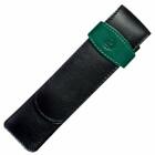 Pelikan Leather Single Pen Case Black Green From Japan