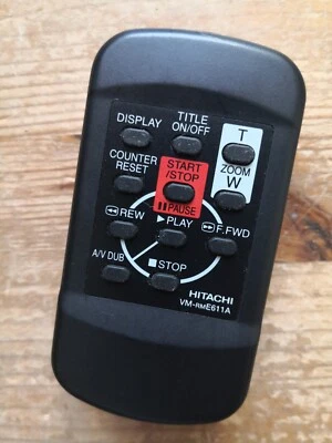 Hitachi Caméra Vidéo Caméscope Télécommande Vm-rmE611a - Photo 1/3