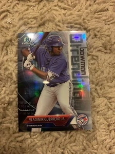 2018 Bowman Chrome Vladimir Guerrero Jr.RC # Bowman Trending Rookie 🔥🙏 - Picture 1 of 1