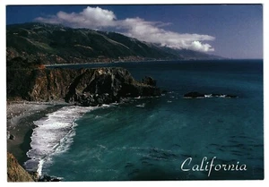 Postcard Big Sur Coast California Pacific Coastline - Picture 1 of 2