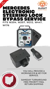 Mercedes Electronic Steering Lock Bypass Service - W204 W207 W212 W447 W176 ESL - Bild 1 von 2