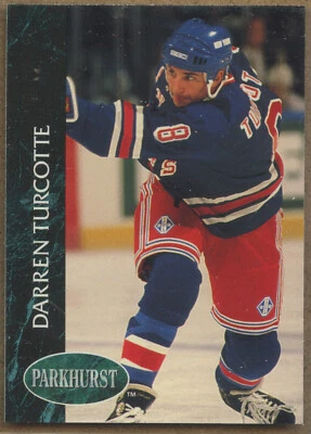 1992-93 Parkhurst #345 Darren Turcotte  New York Rangers - Image 1 of 2