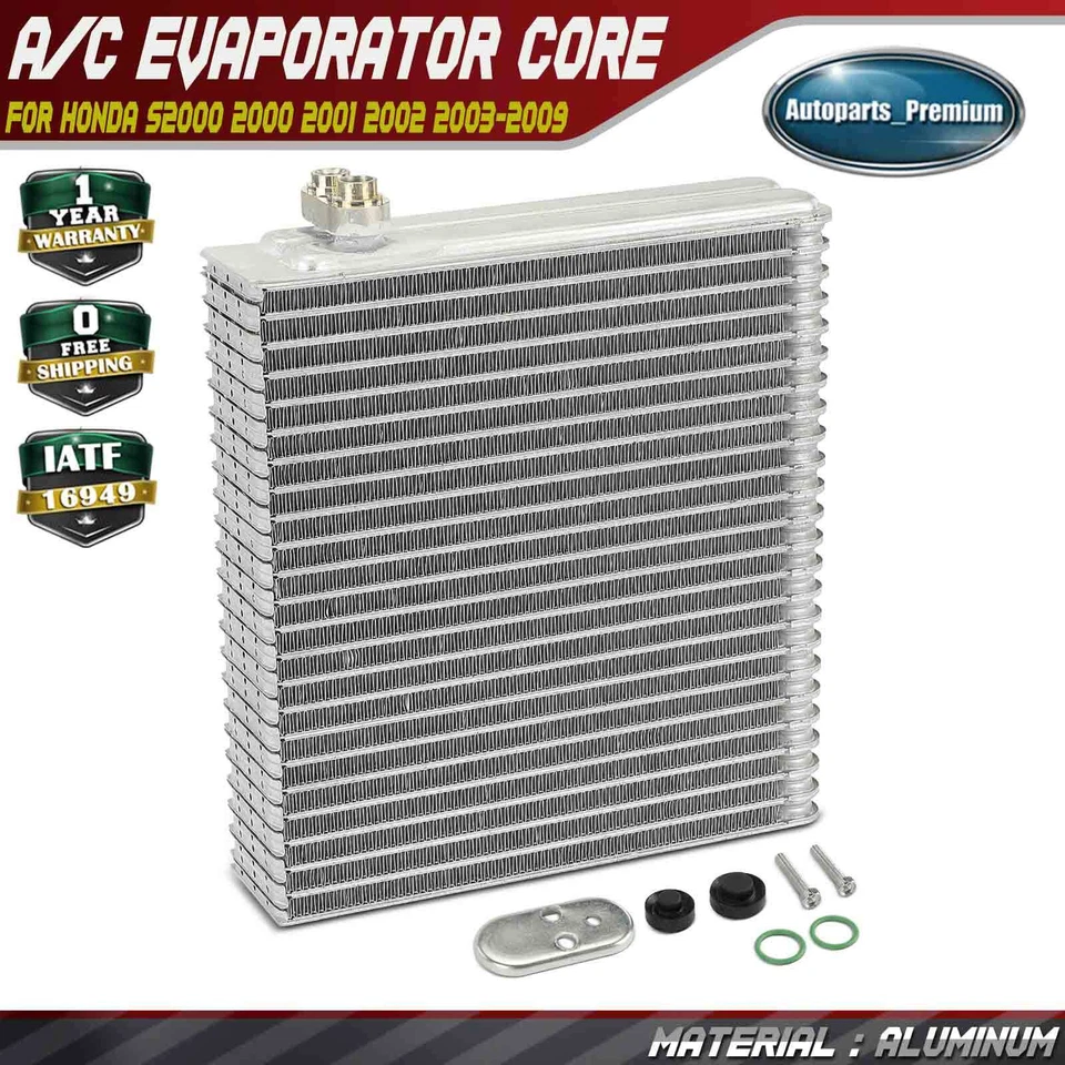 Núcleo evaporador de aire acondicionado para Honda S2000 2000 2001 2002-2009 aleta de placa 80215S2A305 Foto 1 de 4