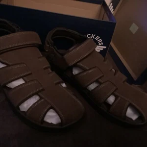 NIB Dockers Byrd Fisherman Sandal- Brown- Size 14 FREE SHIPPING - Picture 1 of 9