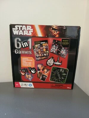 STAR WARS - 6 IN 1 GAMES - WONDER FORGE - 2015 - COMPLETE  - Image 1 of 4