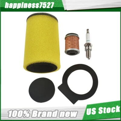 Oil Air Filter Spark Plug For Yamaha Kodiak 400 4x4 YFM400FW 93-99 4XE-E4450-00 - Image 1 of 4