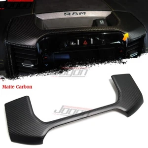 For Dodge RAM 1500 TRX Off-Road 2020-24 Matte Carbon GPS Screen Top Storage Trim - Picture 1 of 12