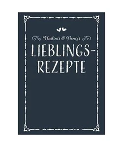 Nailini's & Deniz's Lieblingsrezepte: A4 Rezeptbuch zum Selberschreiben mit Inha - Bild 1 von 1
