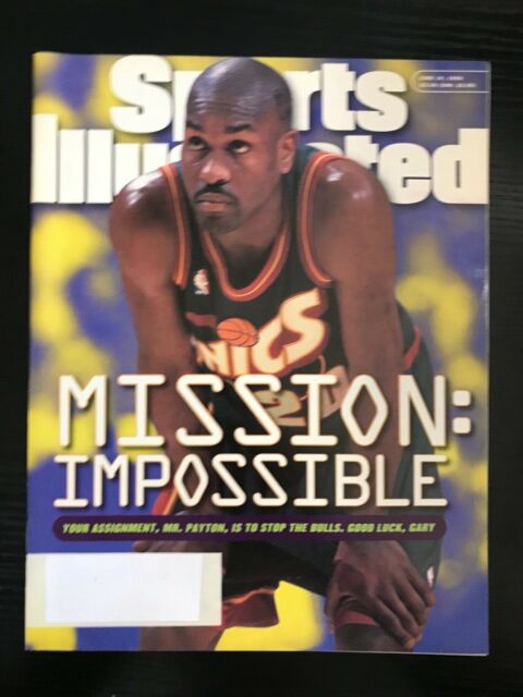 1996-1997 Seattle SuperSonics playoffs media guide / 1996 NBA Finals /  Payton