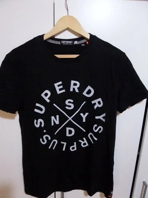 CAMISETA SUPERDRY NEGRA,100% Original Nueva Colección,L, EDICIÓN LIMITADA ¡¡NUEVA!!! Foto 1 de 4