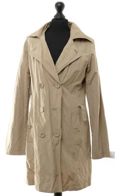 Milestone Zilla Damen Trench Kurzmantel 38 beige halblang leicht zweireihig - Bild 1 von 4