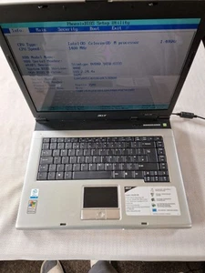 Acer Aspire 3500 Intel Celeron M 1.40GHz 15.4" Power On Tested Only Read Descrip - Picture 1 of 16