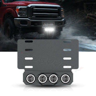 LED Front Bumper License Plate Light Assembly Lamp For Ford F150 F250 F350 - Image 1 of 4