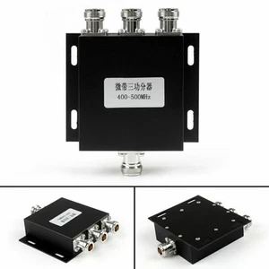 5Pcs UHF 3 Way Antenne Power Splitter 400-500MHZ Radio Repeater Power Diveder T9 - Zdjęcie 1 z 6