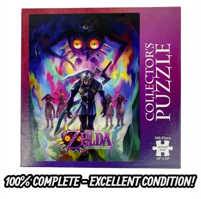RARE Legend of Zelda Majora’s Mask 550 Piece Puzzle 100% Complete 18”x24” - Image 1 of 4