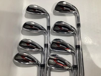 TaylorMade AEROBURNER Iron Set 5-9,Pw,Aw,Sw 8pc Flex R KBS C-TAPER 90 Steel - Image 1 of 4