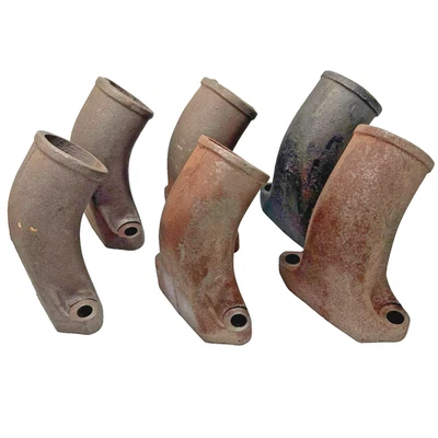 1928 1929 Ford Model A 5-3/8" Water Outlet Neck Housing w/ Ford Script - Image 1 of 4