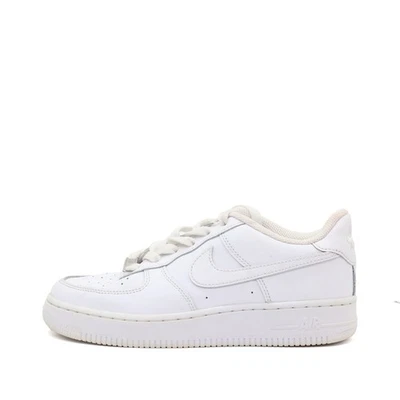 Nike Damen Air Force 1 Low Schuh Weiß Leder Top Atmungsaktiv Sneaker EU 38 - Bild 1 von 4