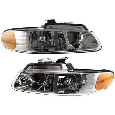 Headlight Set For 2000 Dodge Grand Caravan Chrysler Grand Voyager Town & Country - Image 1 of 4