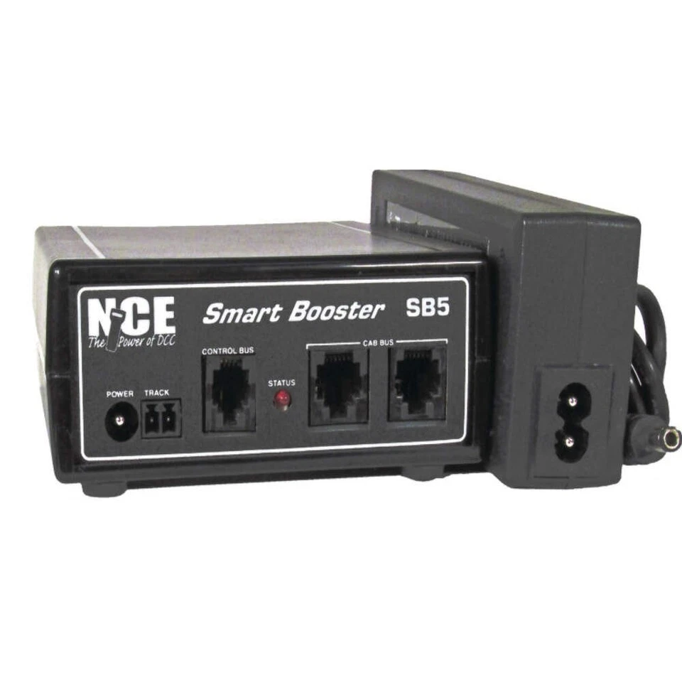 NCE SB5 5 amp Smart Booster with International Power Supply 524-027 - Image 1 of 1