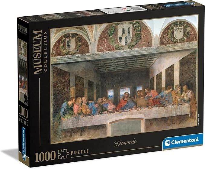 Puzzle 1000 pezzi Leonardo Cenacolo l'ultima cena - Clementoni Museum Collection - Immagine 1 di 1
