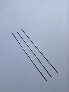 3X 0.4 mm Ultra-Fine Needles for 3mm mini Buttons Doll Clothes Sewing Supplies - Picture 1 of 4