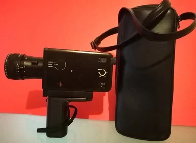 Hermosa cámara de película Braun Nizo S2 Super 8 diseño vintage y estuche original Foto 1 de 4