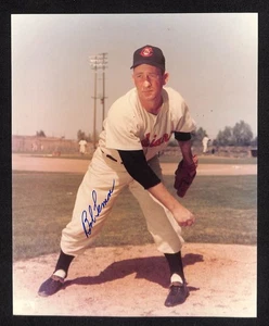 Signed Autographed BOB LEMON 8X10 Cleveland Indians Photo - w/ JSA COA/LOA - Picture 1 of 2