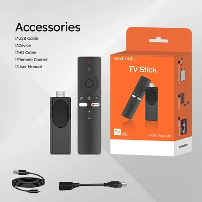 TV Stick Android Ultra HD U8 Android Smart 4K HDR H313 WiFi  Telecomando Vocale - Imagen 1 de 4