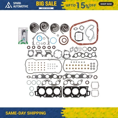 Full Gasket Set Fit 99-03 Lexus ES300 RX300 Toyota Highlander Avalon Camry 1MZFE - Image 1 of 4
