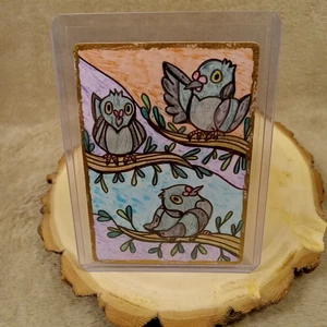 Pokémon Flock O' Pidove Hand Drawn Art Card Original ACEO Fan Art Collectible - Picture 1 of 5