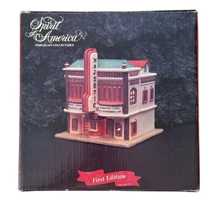 Vintage Spirit of America Majestic Theatre porcellana villaggio di Natale Babbo Natale migliore - Foto 1 di 20