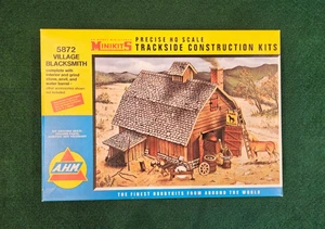 AHM Minikits Vintage HO Scale Village Blacksmith Model Kit No. 5872 NIOB - Picture 1 of 5