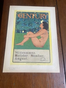 Clarence Underwood 1898 Les Maîtres de l’Affiche Nº 123 Century Art Nouveau Post - Imagen 1 de 8