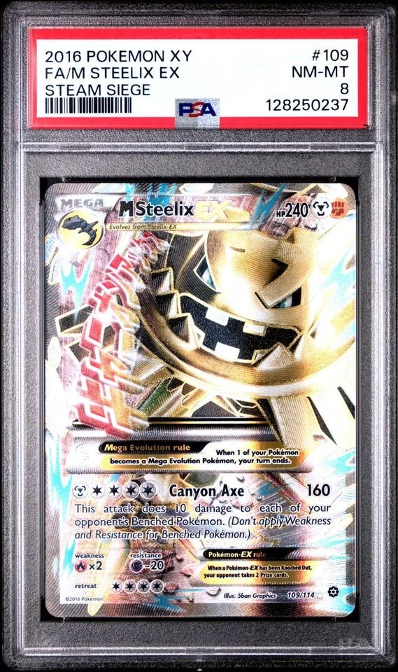 PSA 10 - XY Steam Siege - M Steelix EX 109/114 Full Art - Image 1 of 1