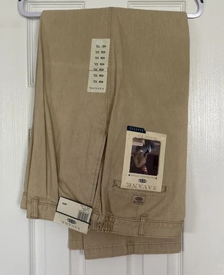 Jeans masculino Savane lavado, ajuste clássico tamanho 40W x 32L - Imagem 1 de 4