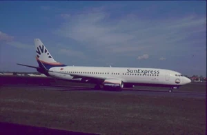 Aircraft Slide/Dia : B737-8wl , Sun Express , TC=SNU - Bild 1 von 1