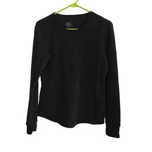 CAMICIA DONNA CLIMATE RIGHT BY CUDDL DUDS NERA PILE STRATO BASE TAGLIA MEDIA - Foto 1 di 4