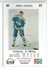 1986-87 Fredericton Express (AHL) Mike Hough