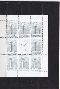 Denmark mnh mini sheet windmills architecture 6 K 2007 - Picture 1 of 1